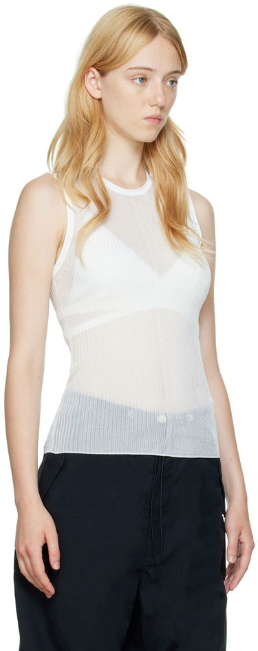 Tanktop Dion Lee Rib Tank Top Beige | C7096P22, 4