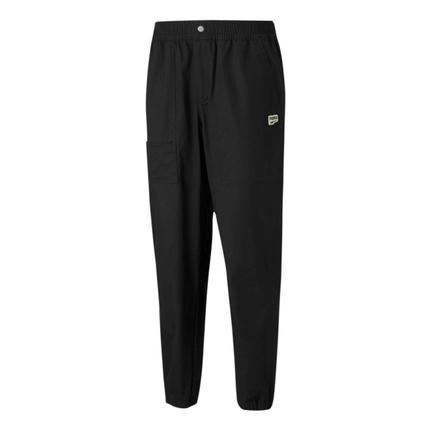 Cargo bukser Puma Downtown Twill Pants Sort | 533045-01, 0