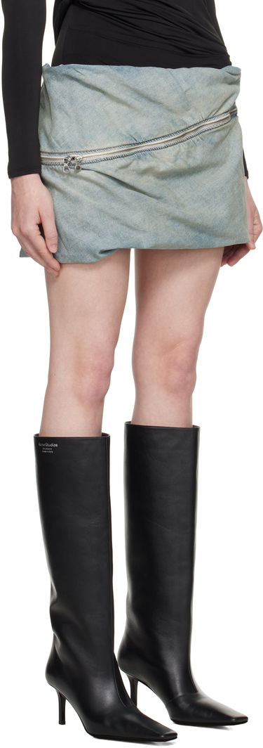 Nederdel Diesel Diesel De-Clot-S1 Denim Miniskirt Blå | A16315 0ABDD, 1