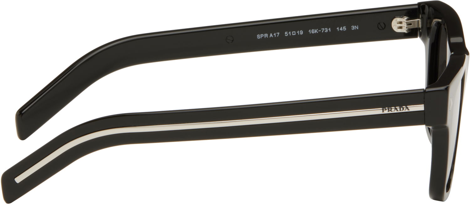 Solbriller Prada Prada Iconic Metal Plaque Sunglasses Sort | 0PR A17S 16K73151 8056262134627, 1