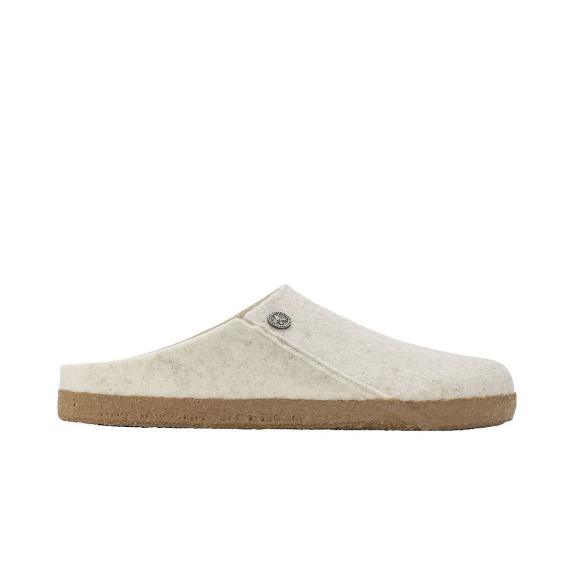 Sneakers og sko Birkenstock Zermatt Shearling Clog Wool Felt Ecru Hvid | 1023194/1023195