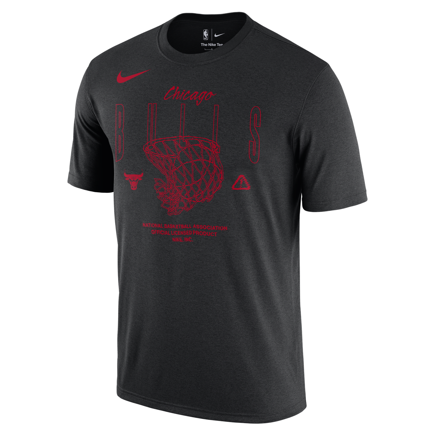 T-shirt Nike NBA Chicago Bulls Courtside Max90 Sort | FJ0363-010, 0