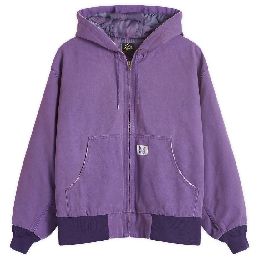 Jakke Needles Women's Zipped Work Lilla | PU193-PURP