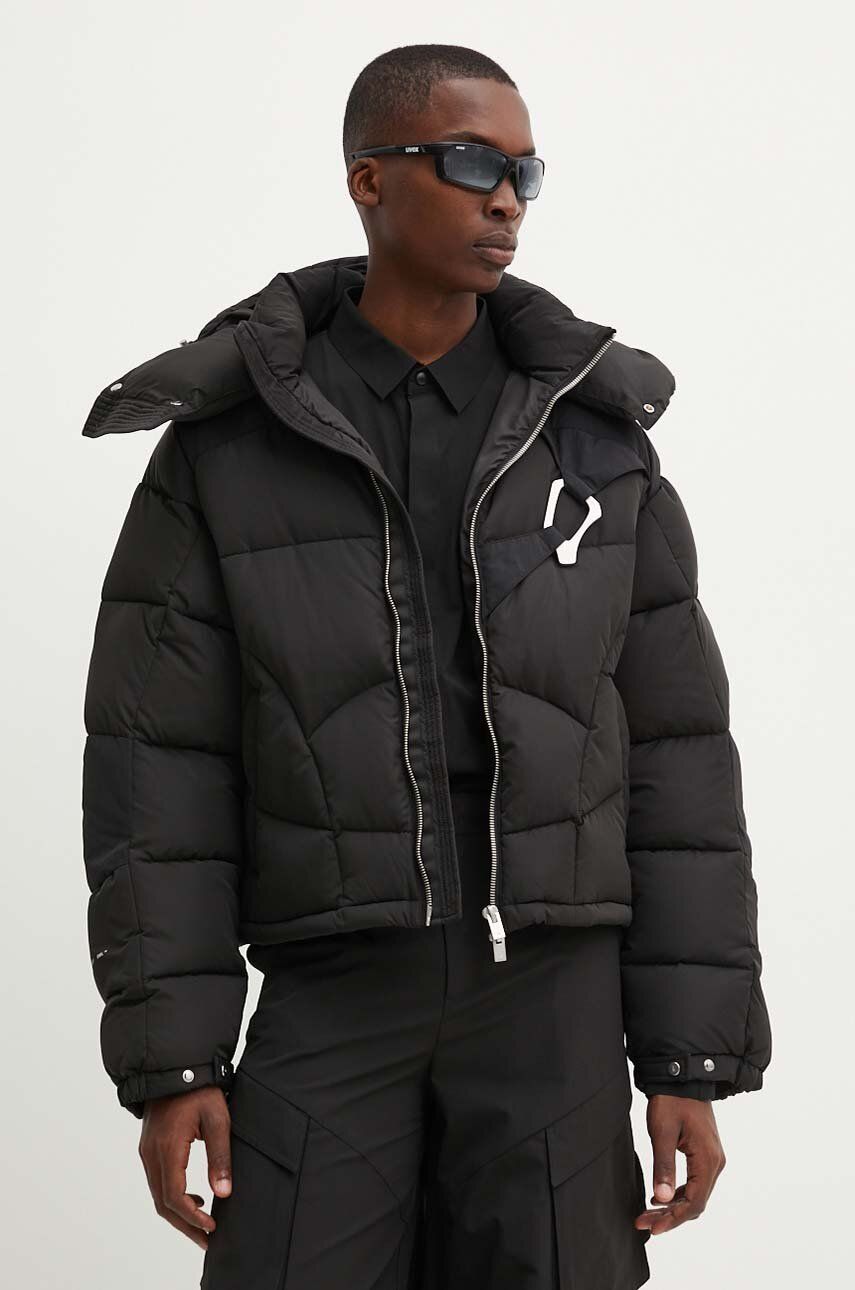 Puffer jakke HELIOT EMIL Oversize Puffer Jacket Sort | HE.M.02.093, 0