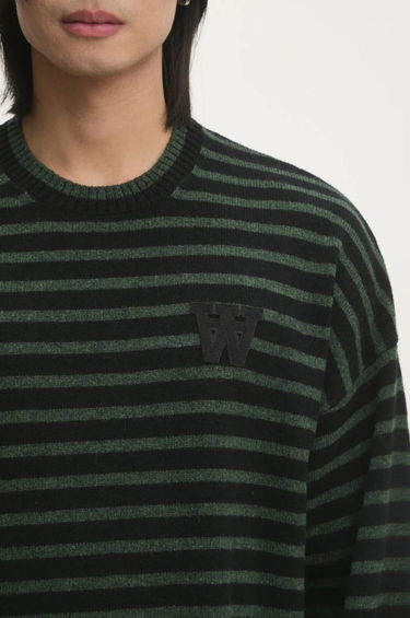 Sweater WOOD WOOD Wood Wood Tya Striped Oversized Jumper Sort | 10315502.4159, 3