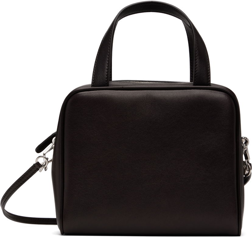 Håndtaske The Row The Row Ray Leather Shoulder Bag Sort | W1788-L148