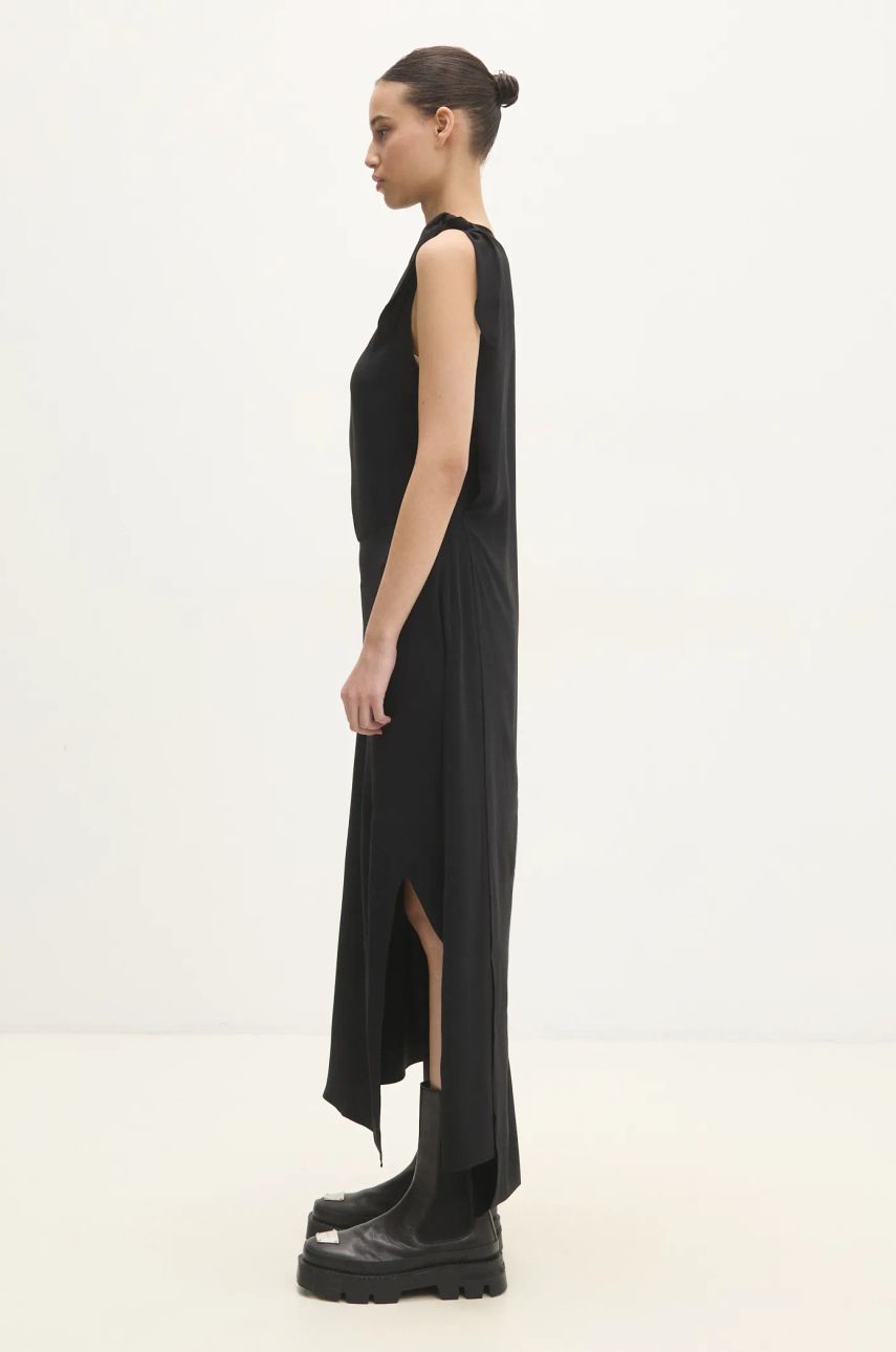 Kjole Samsoe Samsoe Samsoe Samsoe One-Sleeve Maxi Dress Sort | F24400148, 1