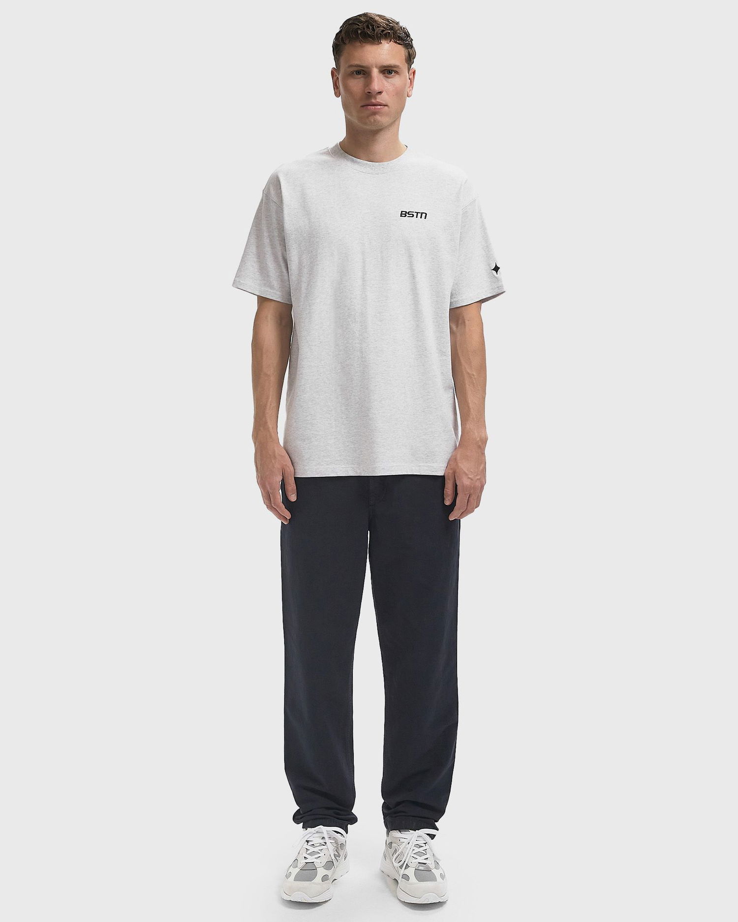Bukser NORSE PROJECTS Ezra Relaxed Cotton Linen Trousers Mørkeblå | N25-0420-7004, 1
