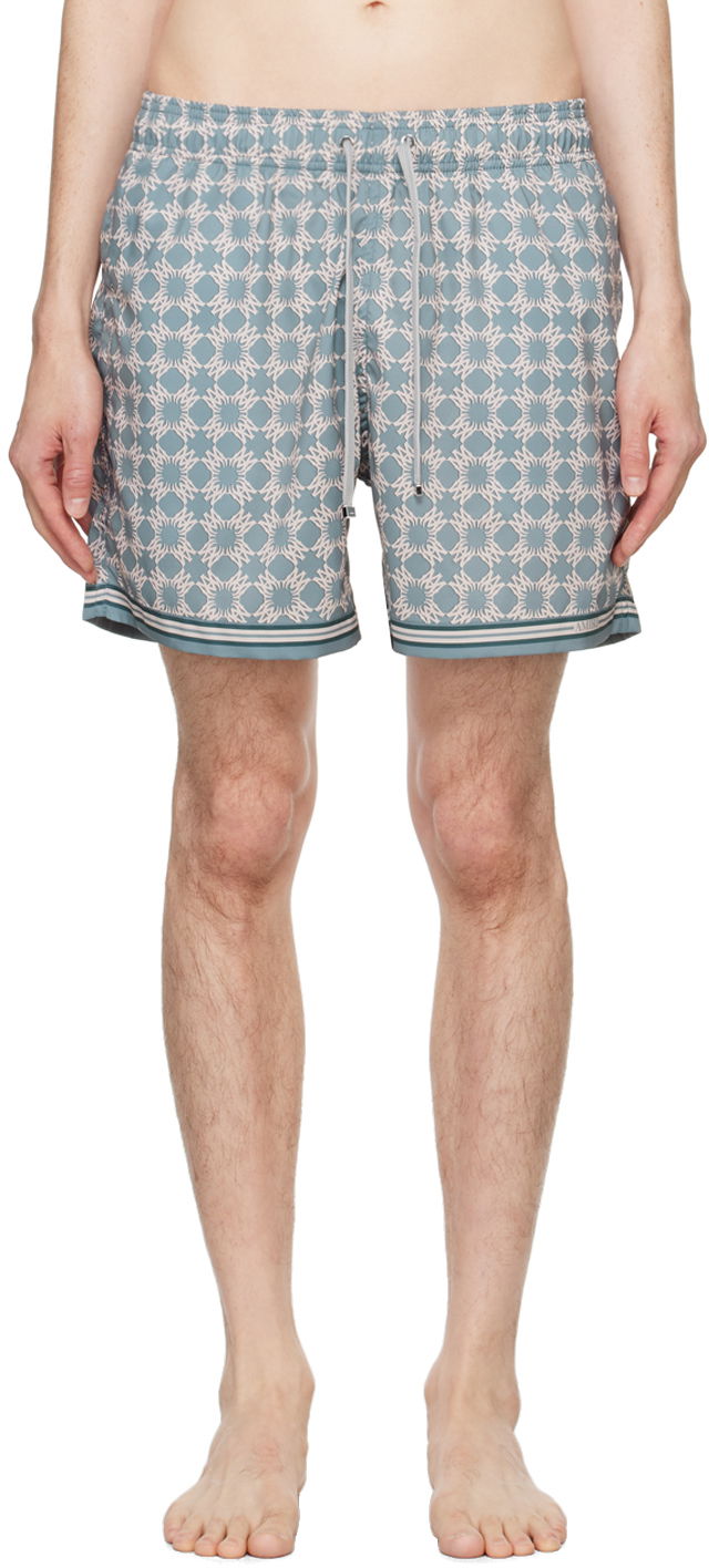 Badetøj AMIRI Amiri MA Quad Swim Shorts Blå | AMSWTK1018