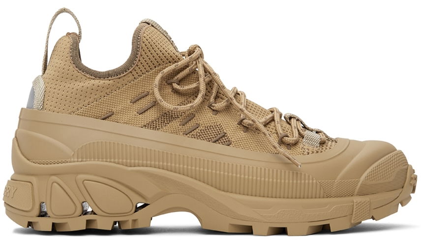 Sneakers og sko Burberry Knit Arthur Sneakers 'Khaki' Beige | 8042581, 0