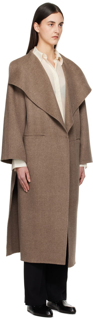 Frakker TOTEME TOTEME Signature Wool Cashmere Coat Brun | 251-WRO885-FB0360, 1