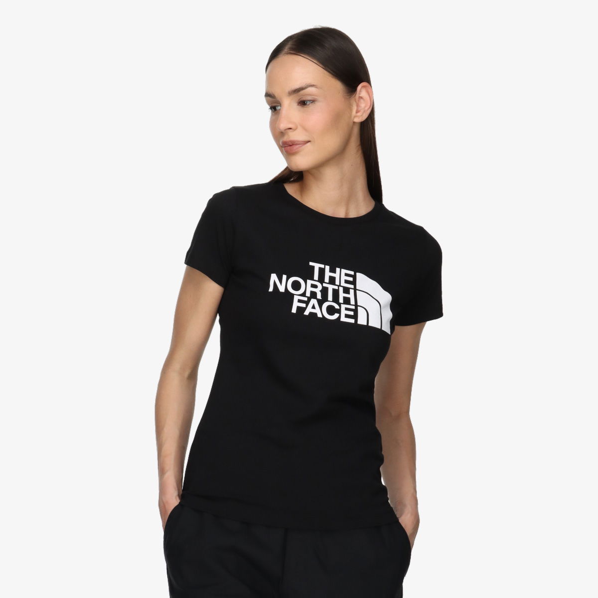 T-shirt The North Face W S/S EASY TEE TNF BLACK Sort | NF0A87N6JK31, 0