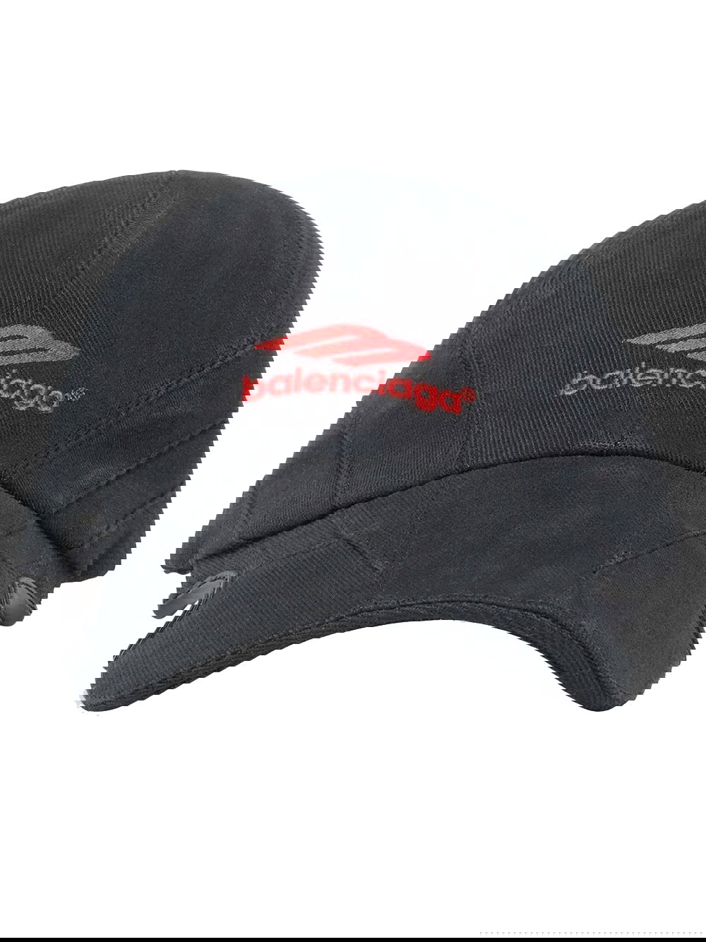 Kasket Balenciaga Logo-Print Cap Grå | 719285410B2, 0