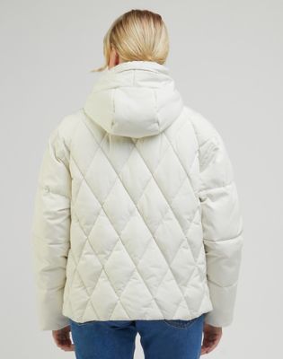 Puffer jakke Lee Short Puffer Beige | 112341600:XS, 1