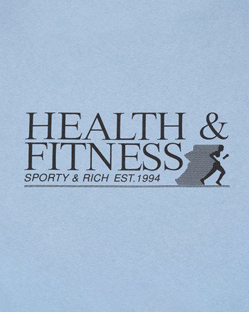 Sweater Sporty & Rich Health & Fitness Crewneck Blå | CR834SK, 1