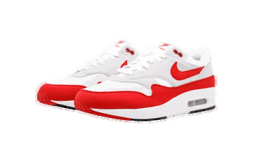 Sneakers og sko Nike Air Max 1 Anniversary Red (2017/2018 Restock Pair) Rød | 908375-103, 1