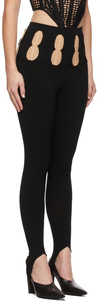 Leggings Dion Lee Double Stirrup Leggings Sort | C7015F21, 1