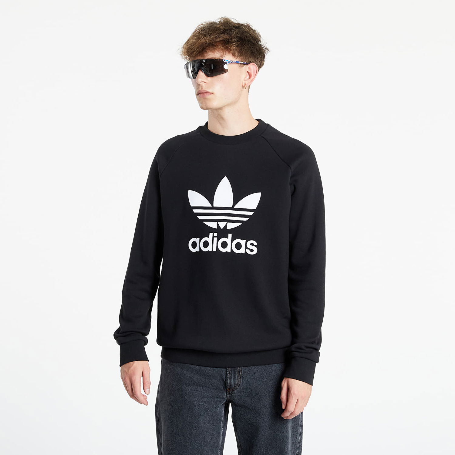 Sweatshirt adidas Originals Trefoil Crew Sort | H06651, 0