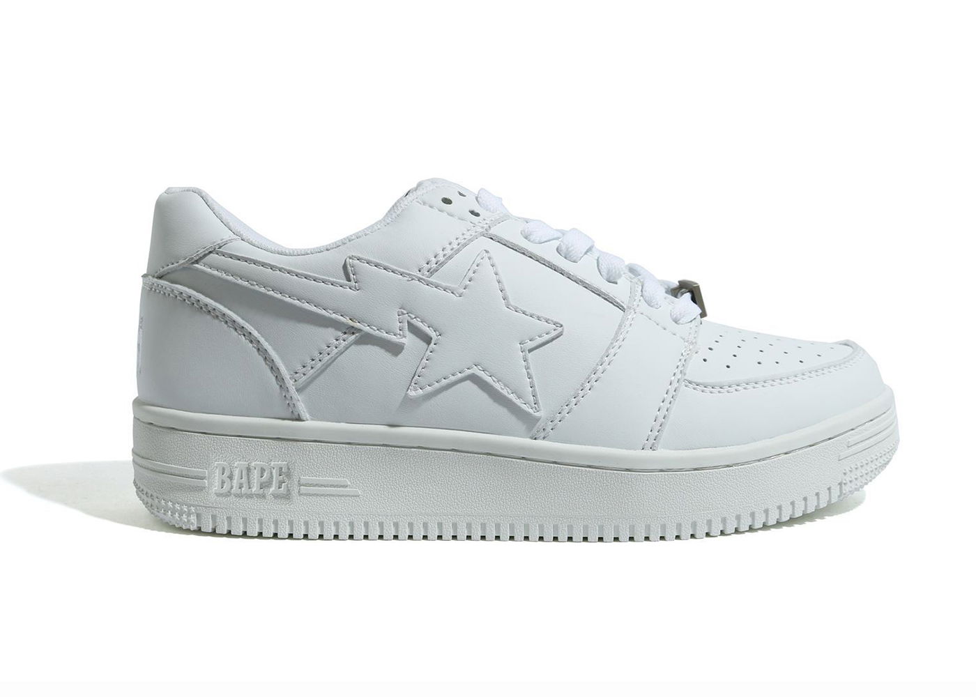 Sneakers og sko BAPE Bape Sta Low "Triple White" Hvid | 1H30-191-010_WHT, 0
