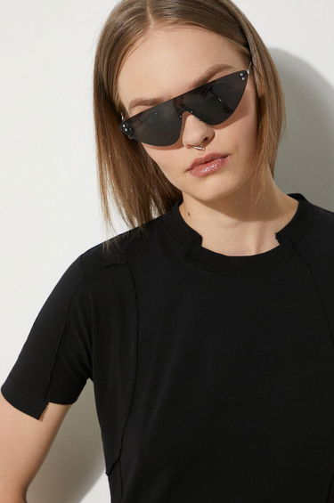 T-shirt VETEMENTS VETEMENTS Blackout Cut-Up Fitted T-Shirt Sort | UE64TR100B, 4