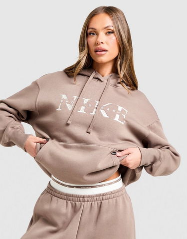 Sweatshirt Nike NSW Phoenix Fleece Pullover Hoodie Brun | IH4054-214, 1