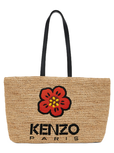 Mulepose KENZO Paris Large Boke Flower Tote Bag Beige | FD52SA561F02