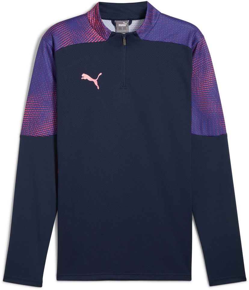 Sweatshirt Puma individualFINAL Quarter-Zip Top Men's Sweatshirt Blå | 659506-01