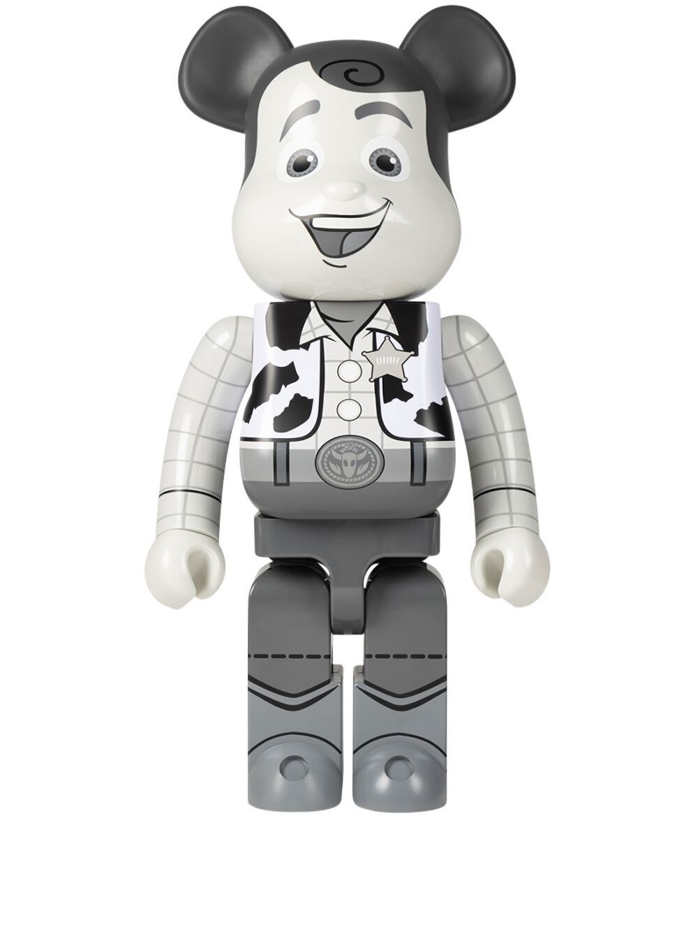 Collectible Medicom Toy Disney Woody BE@RBRICK 1000% figure - Black Grå | MEDI013519774217, 0