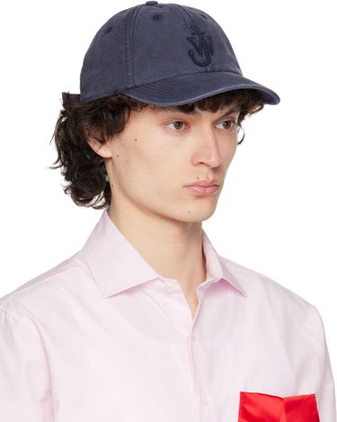 Kasket JW Anderson JW Anderson Anchor Logo Baseball Cap Mørkeblå | AC0398-FA0453, 1