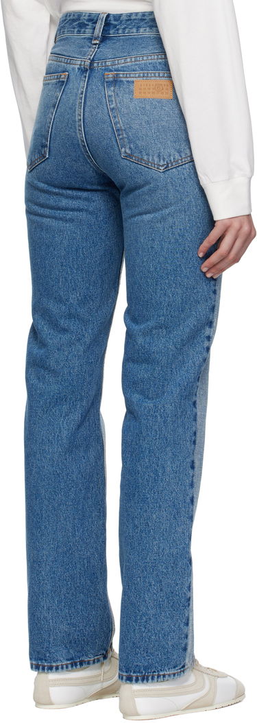 Jeans Maison Margiela MM6 Maison Margiela Straight-Leg Jeans Blå | S52LA0256 M30018, 2