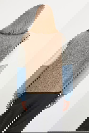 Vest Napapijri Yupik V Full-Zip Fleece Vest Beige | NP0A4HZKMCD1, 2