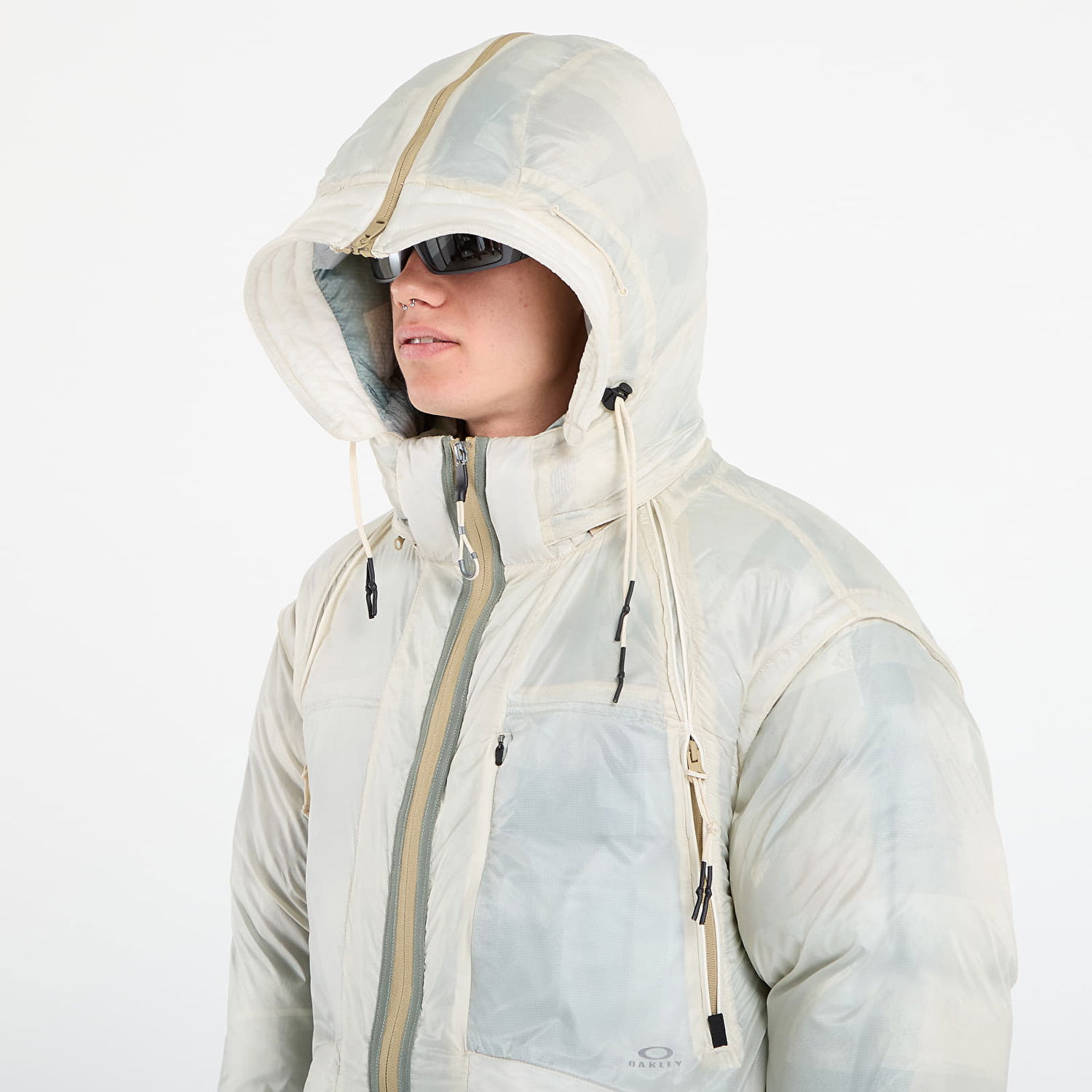 Puffer jakke OAKLEY Oakley Latitude Soar Puffer Jacket Hvid | FOA407462-7CU, 1