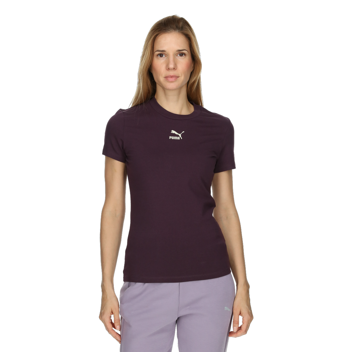 T-shirt Puma Classics Slim T-Shirt Lilla | 535610-44, 0