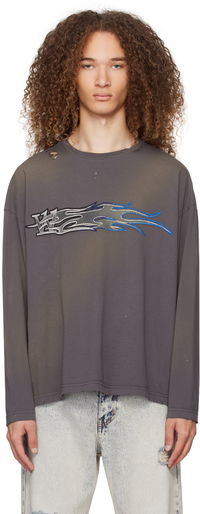 We11done Faded Long Sleeve T-Shirt