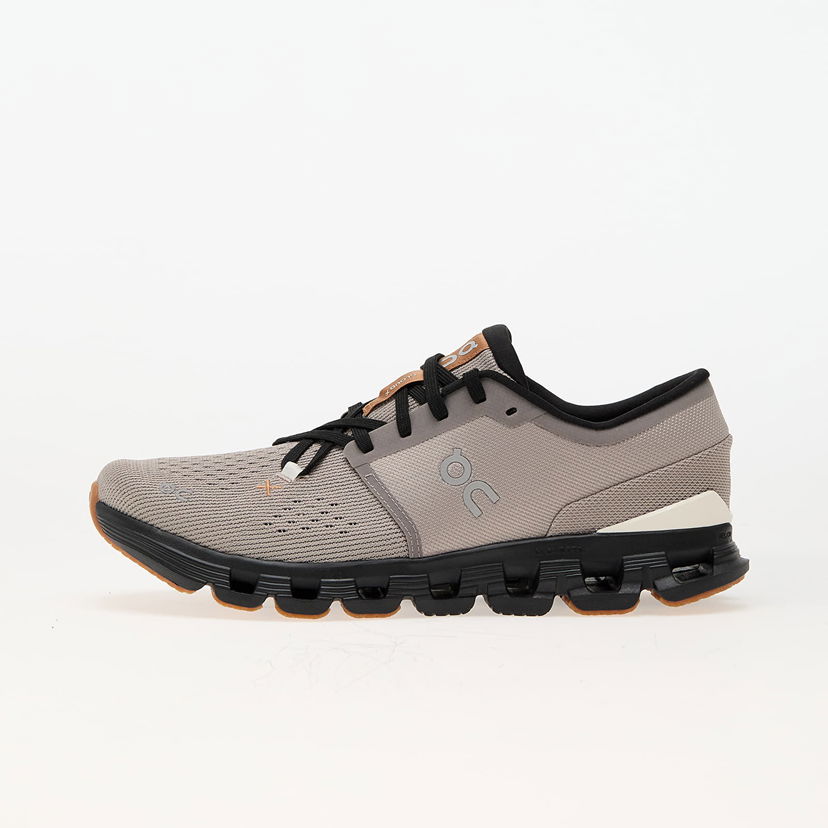 Løbe On Running Cloud X 4 Fog/ Black Grå | 3ME30042532