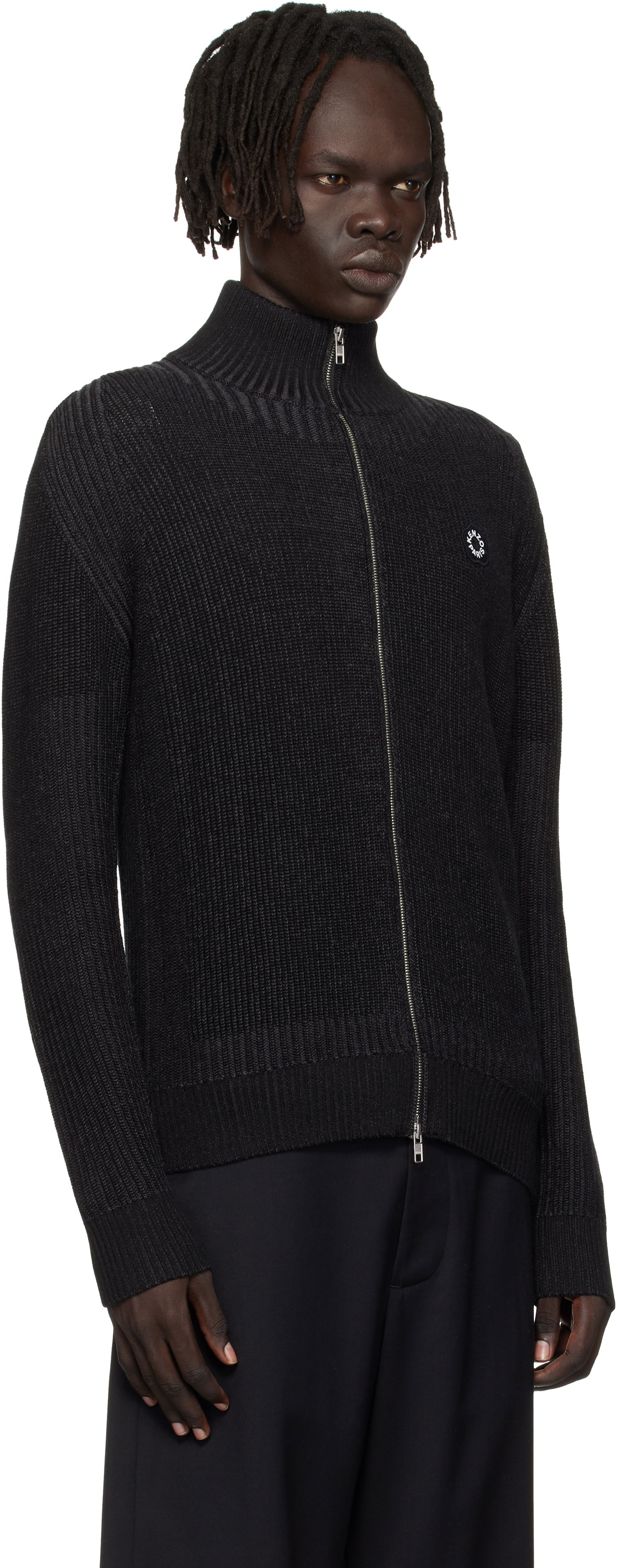 Sweater KENZO Kenzo Paris 'Boke Flower 2.0' Zip Cardigan Sort | FF65CA7403LH, 1