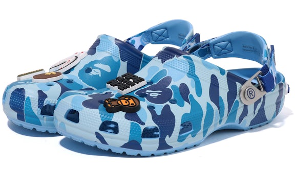 Sneakers og sko Crocs BAPE x Classic Clog ABC "Camo Blue" Blå | 209627-4TB