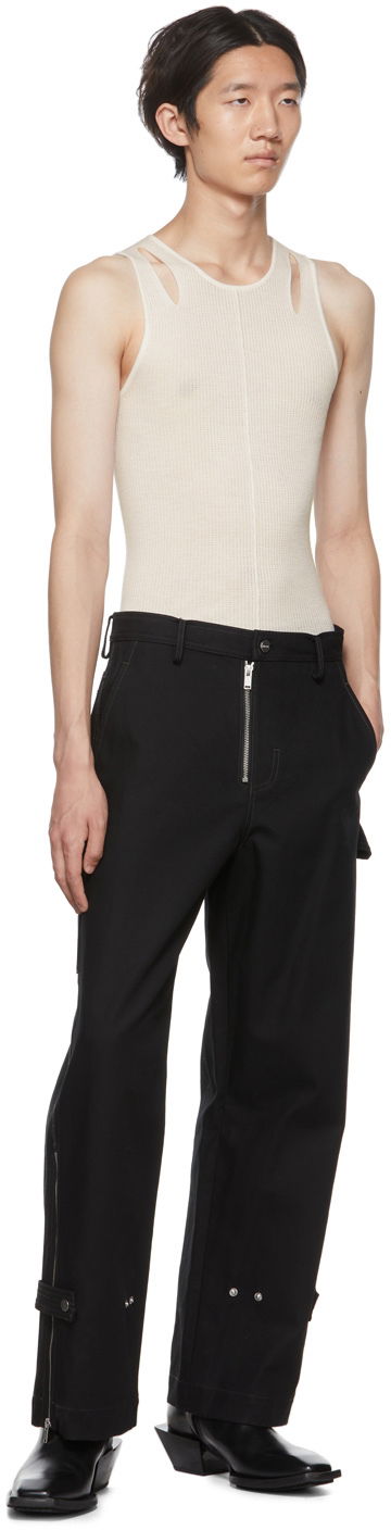 Tanktop Dion Lee Cutout Tank Top Hvid | C7089P22, 4