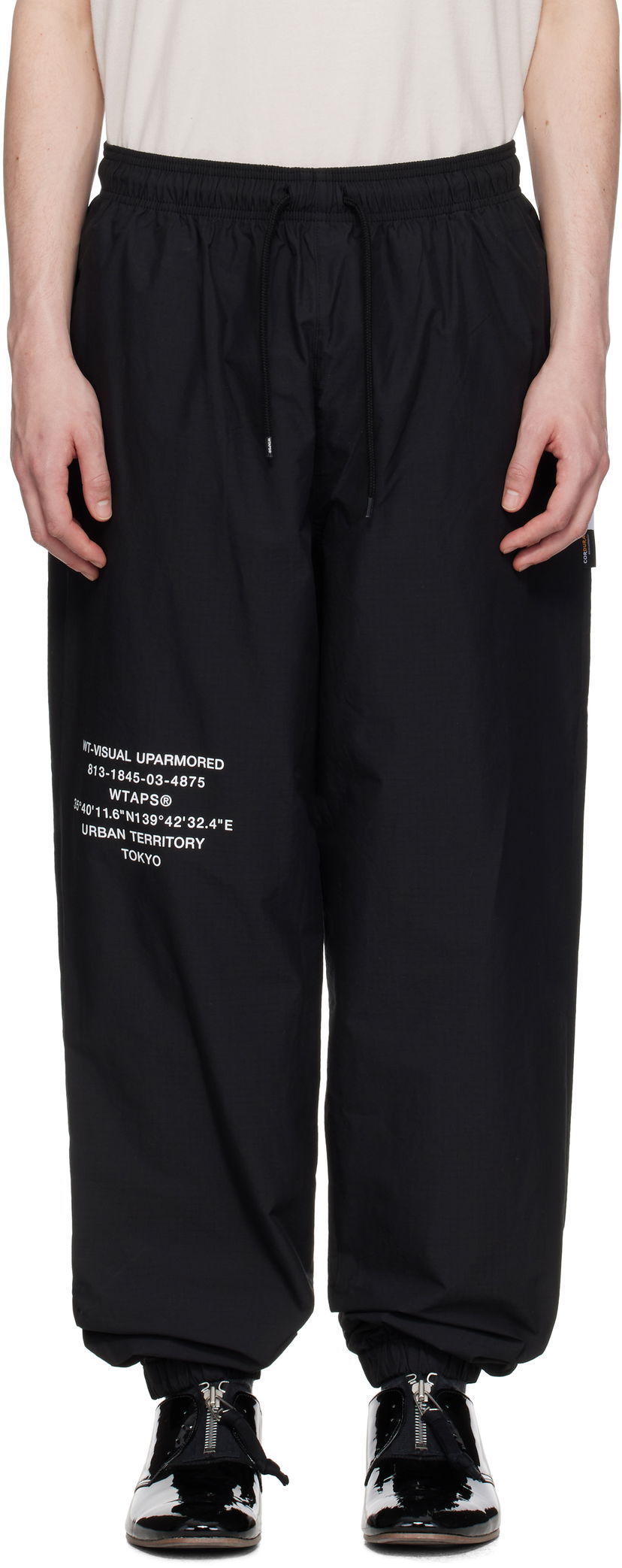 Bukser WTAPS WTAPS SPST2002 Lounge Pants Sort | 251CWDT-PTM04