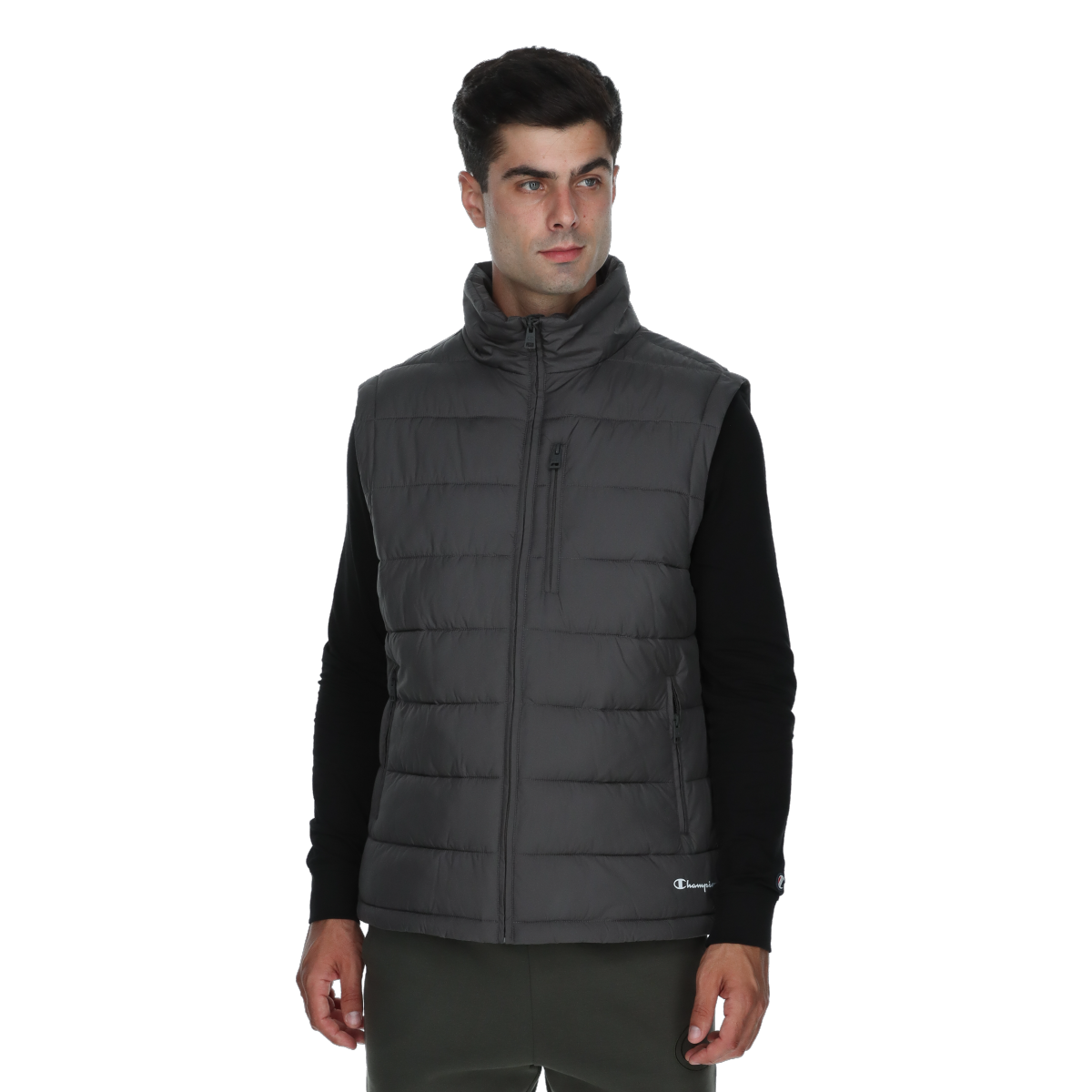 Vest Champion Puffer Vest Martin Grå | CHA253M501-31, 0