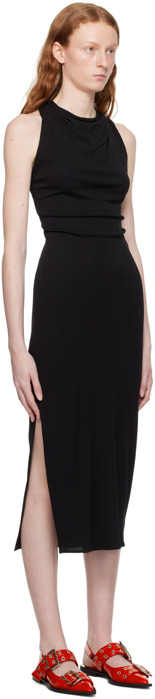 Kjole Helmut Lang Helmut Lang Twisted Maxi Dress Sort | N05HW605, 1