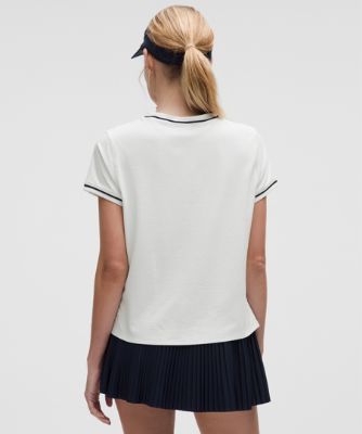 T-shirt lululemon Tennis Club Graphic Round Neck T-Shirt Hvid | prod20001847, 8