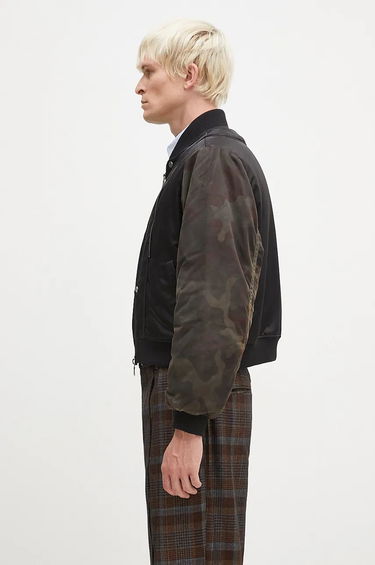 Bomberjakke Andersson Bell Mesh Sleeve Bomber Jacket Sort | awa626u, 1