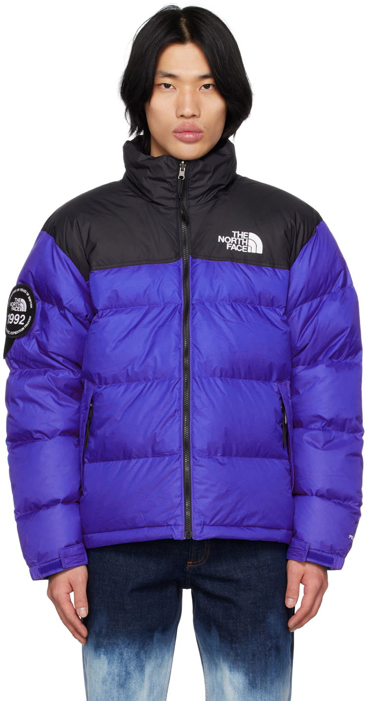 Puffer jakke The North Face 92 Retro Anniversary Nuptse Down Blue Mørkeblå | NF0A7WWB