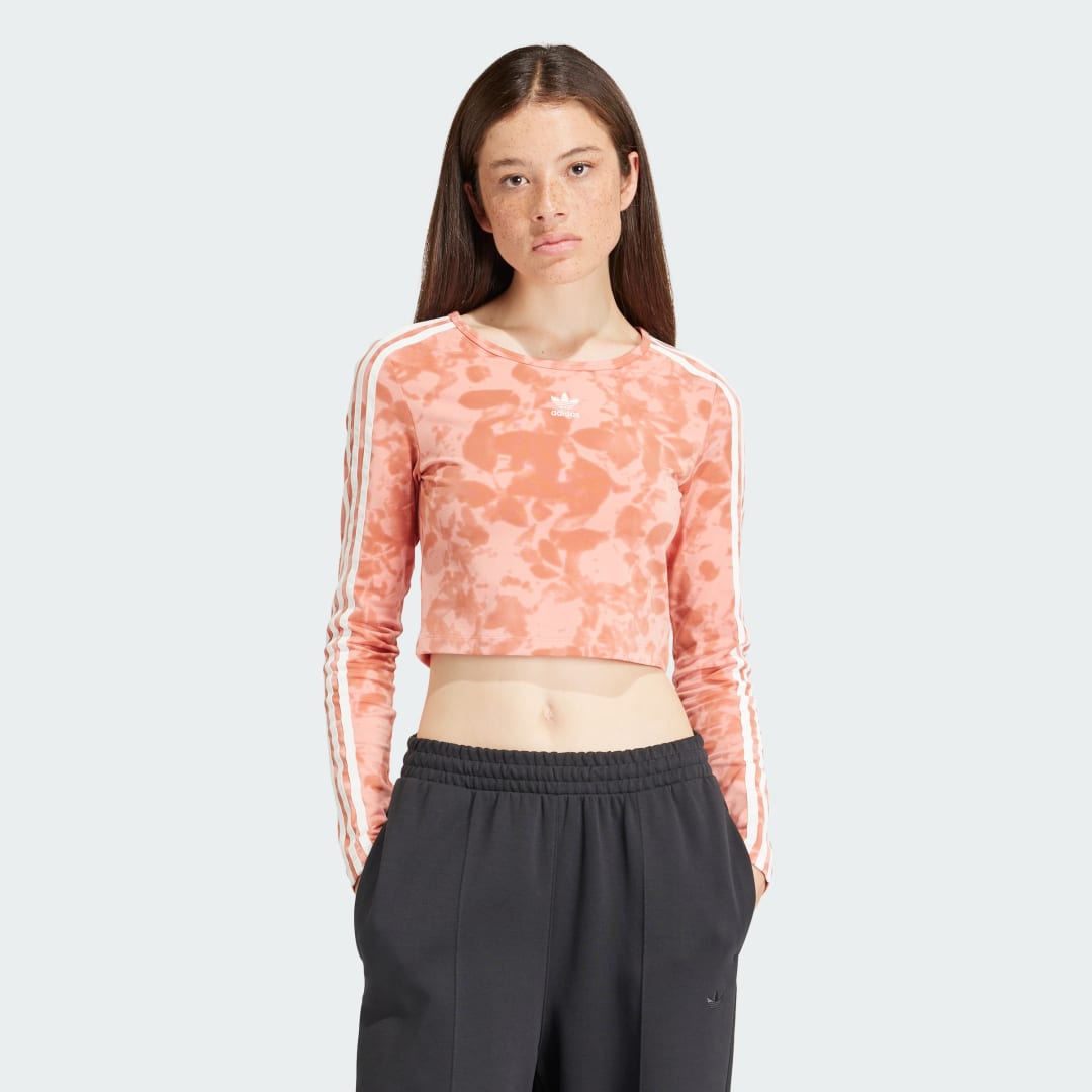 Crop top adidas Performance 3-Stripes Crop Orange | IY0779, 0