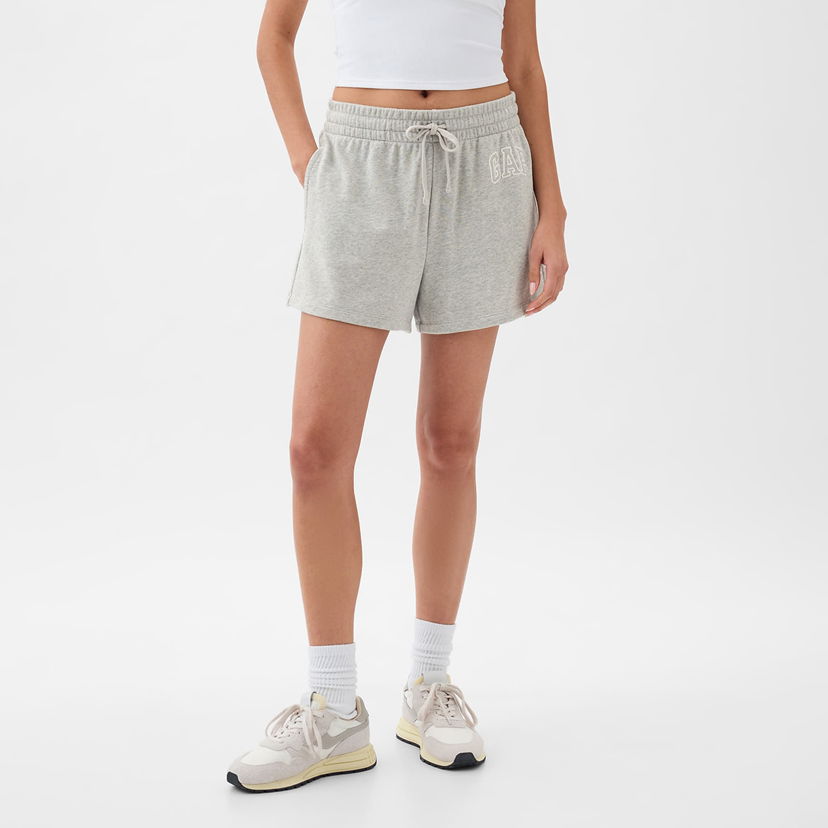 Shorts GAP Logo Shorts Light Heather Grey B08 Grå | 870535-00