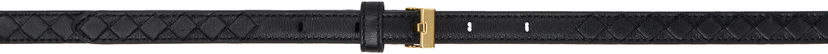 Bælter Bottega Veneta Bottega Veneta Thin Watch Belt Sort | 805803 V4R01