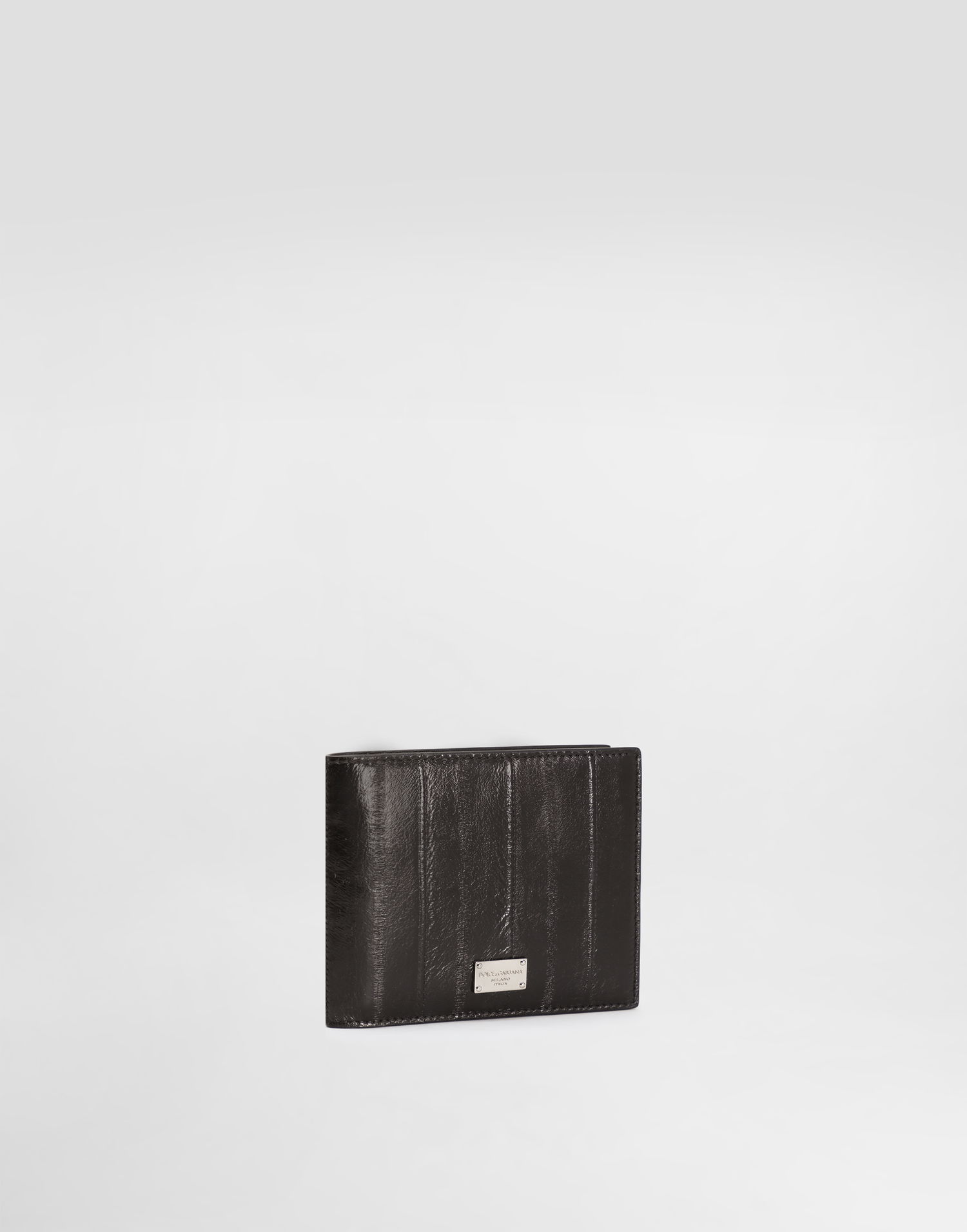 Tegnebog Dolce & Gabbana Dolce & Gabbana Eel Skin Bifold Wallet Sort | BP1321A8M2480999, 1