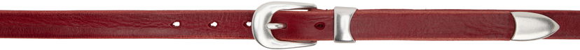 Bælter OUR LEGACY OUR LEGACY 2 CM Leather Belt Rød | A2258CLL