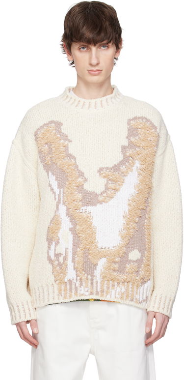 Sweater Lacoste Lacoste Lassie Crewneck Sweater Hvid | AH6772, 0